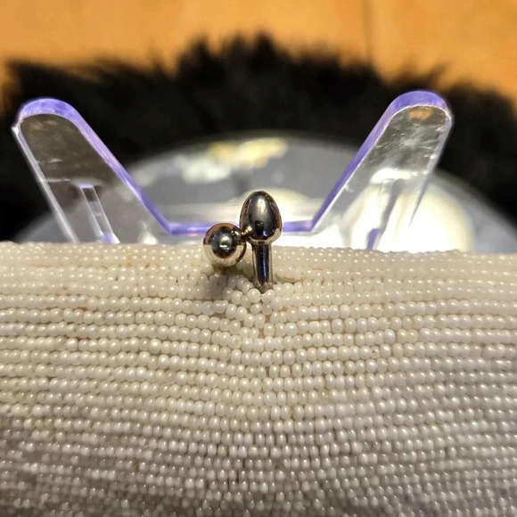 Vintage beaded clutch - Picture 4 of 7